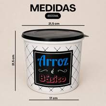 Kitchen Supplies Set Kit ECONOMIC LINE - 5 Supplies + 4 Square Jars 500 ML TPW Line - TPW Hitam - View 6