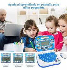 Mini Laptop Educativo De Español/inglés De Juguete Para Niño - Rosa Roja - Ver 7