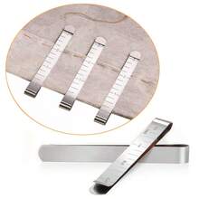5pcs Stainless Steel Sewing Clips With Scale, Fabric Fixing And Marking Clips, DIY Sewing Pin Alternative - Multicolor - View 4