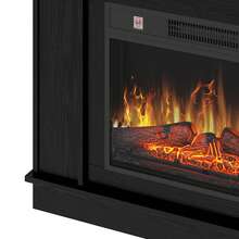 BALCONERA 39 Inch Freestanding Electric Fireplace With Realistic LED Flame Effect, Plug & Play No Installation Needed, Portable Fire For Living Room/Bedroom - UK Plug(220-240V) - View 9