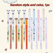 1pc/10pcs Super Cute Cartoon Animal Erasable Pens, Cartoon Animal Erasable Gel Pens, Thermosensitive Erasable Pens, Easy-To-Erase Erasable Pens, Cute Animal Shaped Heat Erasable Pens, Suitable For Daily Writing, Exam Preparation, Creative Stationery, Back To School Stationery, Holiday Gifts - Animal Pen - View 11