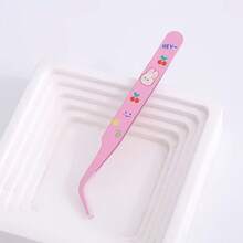 Cute Cartoon Stainless Steel Bent Tweezers, Multi-Function Precision Pliers, Macaron Handmade Scrapbook Clips, Used For DIY Scrapbook Stickers, Paper Cutting Tools, Scrapbook Supplies, Handmade Crafts, Notebooks, School Supplies And Back To School - Multicolor - View 12