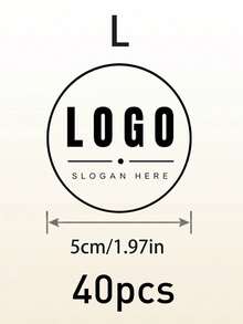 客製化圓形水晶貼紙，極簡個性化 Logo 標籤，適用於杯子、派對小禮物，可客製文字貼紙，生日與婚禮裝飾，萬聖節、感恩節與聖誕節可客製化禮物封印貼，個性化貼紙，客製貼紙 - 風格A - 查看 19