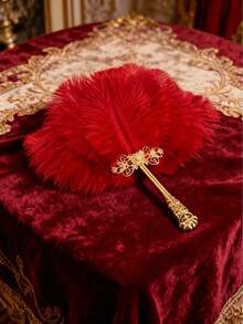 Elegant Lace Folding Hand Fan, Floral Embroidery, Vintage Chinese Style, Lightweight And Portable, Suitable For Dance/Wedding/Party, Women's Summer Cooling Decorative Fan - Multicolor - View 7