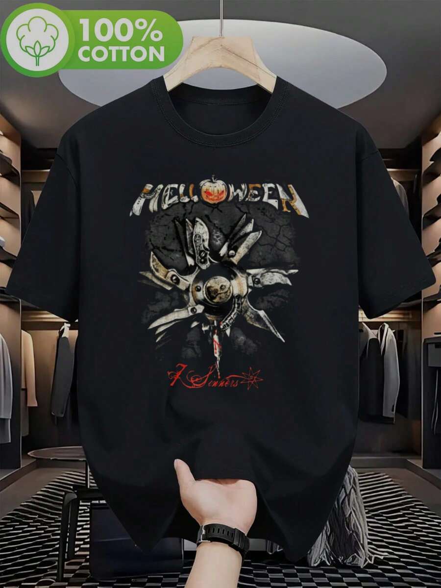 Men T-Shirts - Hitam - View 1
