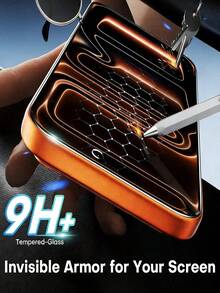 4pcs HD Tempered Glass Screen Protector, 9H High Hardness, High Definition Transparent, Anti-Collision Anti-Fingerprint, Compatible With Phone Cases, Compatible With Iphone 18 Pro Max/18 Pro/17 Pro Max / 17 Air / 17 Pro / 17 / 16 Pro Max / 16 Pro / 16 / 16e / 15 Pro Max / 15 Pro / 15 / 14 Pro Max / 14 Pro / 14 / 13 Pro Max / 13 Pro / 13 / 12 Pro Max / 12 Pro / 12 / 11 Pro Max / 11 Pro / 11 - Clear - View 5