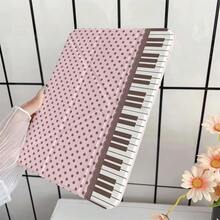 粉色波點鋼琴鍵盤平板保護殼，附筆槽，相容於 iPad 10代 Smart Case/11(A16 2025)/相容於 Galaxy S9/S7/S10+/相容於小米/相容於華為 - 彩色 - 查看 3
