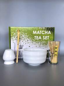 Kiln-Fired Matcha Tea Set, Includes Matcha Bowl, Matcha Whisk, Matcha Cup, Stirring Rod, Tea Spoon, Tea Bowl Set, Matcha Preparation Tools, Dessert And Beverage Making Tools, Japanese Style Gift Box, Matsudai Matcha Stirring Set, Matcha Lover Gift - Multicolor - View 15