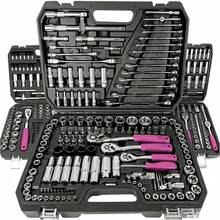 115/46pcs Car Repair Tool Set, Bicycle & Car Repair Tool Kit: Ratchet Torque Wrench, Wrenches, Screwdrivers, Socket Set - Perfect For Bicycle And Car Maintenance! - Multicolor - View 1