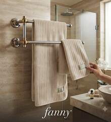 Bath Towel Sets - Apricot - View 1