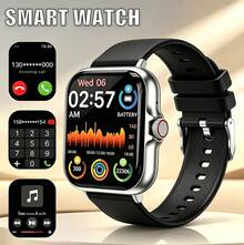 NcmRyu 1.83 Inch Full Screen Smart Watch, Compatible With IOS And Android Phones, (Call/Answer Calls), With Multiple Sports Modes/Massive Watch Faces/Built-In Games/AI Voice Control/Unisex Sports Watch - View 2