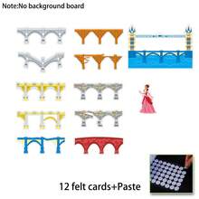 hoojojo 12pcs London Bridge Is Falling Down Felt Story Pieces, Nursery Rhyme Sing-Along Teaching Aid, Teacher Classroom Learning Stationery, Storytelling Activity Prop, Back To Study Supply - Multicolor - View 13