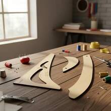 Jogo de Réguas para Corte, Costura e Modelagem de Decotes Lanmax – Kit Nº 2 em MDF 3mm - B - Visão 5
