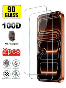 2pcs/Set High Definition Tempered Glass Screen Protector, Compatible With IPhone 17/17Pro/17Pro Max/16/15/14/13/12/11 Pro Max, Also Compatible With IPhone 7/8 Plus/X/XS Max/XR - 9H Hardness, High Definition Anti-Scratch - Clear - View 13