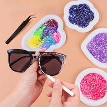 10500pcs 3mm Flat Back Nail Rhinestones With Shiny Surface Design, Suitable For Handmade DIY Decoration, Nail Art, Clothing Embellishment, Cup Decoration, Shoe Decoration, Phone Case Modification, Book Cover Renovation, Compatible With Various Handmade Crafts, Jewelry Assembly, Daily Item Modification, Fabric Crafts, Creative Bookbinding, Wearable Accessories Making, Home Decor Decoration - B - View 2