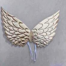 1pc Creative Colorful Wings, Suitable For Student Party Performance Props, Halloween Carnival, Random Color - Multicolor - View 12