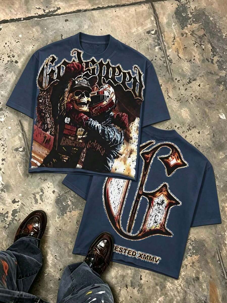 Women T-Shirts - 藏蓝色 - 查看 1