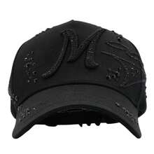 Men Baseball Cap - Black - View 1