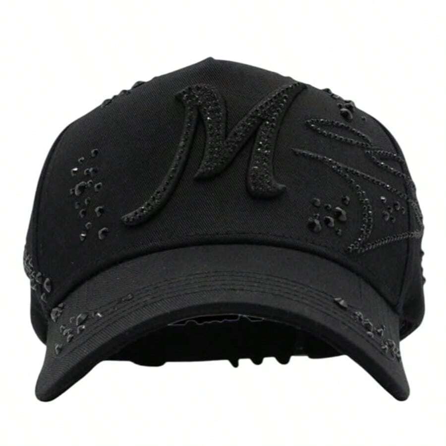 Men Baseball Cap - Black - View 1