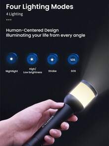 Philips Rechargeable Flashlight PHPSFL2187 4 Lighting Modes Super Bright Long Range - Flashlight - View 5