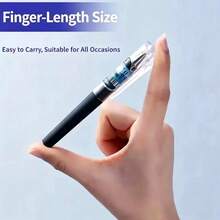 Pulpen saku yang pendek dan ramping ini praktis untuk dibawa-bawa sebagai pulpen tanda tangan atau pulpen tugas. Cocok untuk perjalanan, pelajar, kantor, dan penggunaan sehari-hari. - Set - View 1