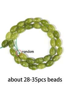 1 Strand 8*12mm Natural Colorful Oval And Multi-Color Rice Stone Beads Loose Accessories Beads For Jewelry Making Diy Handmade Bracelet For Gifts - Rice Beads - View 25