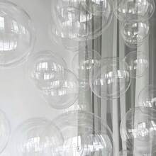 12pcs/Set (4pcs Each Of 24", 18", 12") Transparent Bobo Balloons, Suitable For Birthday Party Decoration, Theme Party Setup, Wedding Decoration, Indoor/Outdoor Atmosphere Decoration, Photo Props - Multicolor - View 2