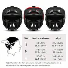 GINGPAI BOXING Youth Boxing Helmet Combat Adult Training Sanda Headgear Protective Face Mask Equipment Muay Thai Fighting Taekwondo - Multicolor - View 4