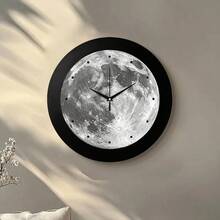 Modern Design Premium Creative Planet Decorative Wall Clock, Ultra-Quiet Quartz Movement, No Ticking Sound, Flat Design, Suitable For Decorating Living Room, Bedroom, Office, Kitchen And Cafe, Perfect Decorative Gift For Friends And Family, Can Be Used For Room Decor, Bedroom Decor, Dorm Decor, Back To School Decor, School Surprise, Back To School Season, Wedding Decor, Friend Birthday Gift, Home Decor And School Supplies. - Decorative Wall Clock - View 10