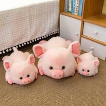 1pc 30cm/11.81in Cute Pig Plush Doll, Creative Cute Plush Pillow, Soft Heart-Shaped Cushion, Birthday, Valentine's Day Gift, Holiday Party Home Decor, Christmas Party Small Gift - Multicolor - View 7