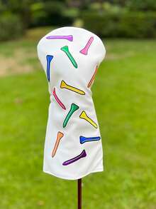 Colorful Golf Club Head Covers, Suitable For Drivers And Utility Clubs, Popular Protective Covers For Cross-Border, Universal Golf Head Caps. - Multicolor - View 9