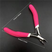 Beak Shaped Large Nail Clippers For Ingrown Toenail And Cuticle Trimming - Pink-1Pc - View 6