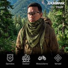 Polyester SCARF - Army Green - View 2