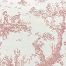 Tecido Jacquard Estampado Toile de Jouy Para Decoração 2,80m de Largura Diversas Cores e Tamanhos - Toile de Jouy - Visão 6