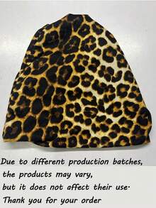 1pc Multifunctional Ponytail Hat, Soft Elastic Loose Headband Cap, Casual Daily Style, Solid Color/Star Leopard Print/Letter Print - Multicolor - View 11