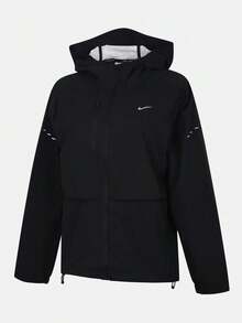 Nike Women's AS W NK SWIFT SF JKT Woven Hooded Sports Jacket IH8142-010 - Black - View 1