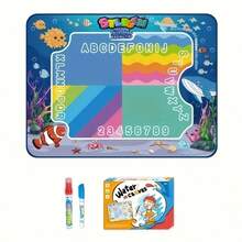 Magical Water Canvas: Children's Day Gift, Reusable Drawing Toy Set, Kids' Art And Craft Kit, Educational Toy Set, Age 3+, 80x600 Centimeters / 39.37x31.5 Inches - Ocean Water Canvas - View 5