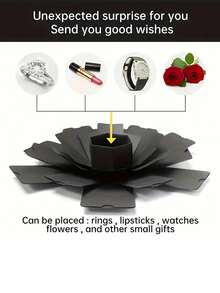 1 Set Of 19-Piece Hexagonal Explosion Handmade Photo Album Box, Surprise Birthday Gift Box - View 5