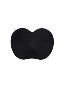 3/1pc Silicone Makeup Brush Cleaning Pad, Portable Makeup Brush Washing Mat, Multi-Texture Zoned Makeup Brush Cleaning Tool - Multicolor - View 12