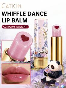 CATKIN Whiffle Dance 心核亮片染唇膏 閃耀紋理保濕口紅，適合日常保濕與時尚造型 C06 梅色暮光 - C06 Plum Twilight - 查看 2