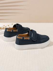 1 Pair Kids Spring/Autumn Outdoor Flat Comfortable Skate Shoes, Fashionable Versatile Casual Sports Shoes - Blue - View 6