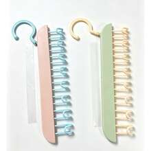 2pcs Multi-Hook Bra Strap Hooks, Wall-Mounted & Closet Storage Dual Use, Suitable For Bras, Scarves, Hats, Ties And Bags, Space-Saving Organizer - Multicolor - View 4