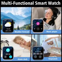 2.01 Inch HD Touch Screen Smart Watch - Wireless Calling, Camera, Music Control | Compatible With Android/IOS, Unisex, Customizable Dial, Alarm And Call/Message Reminder - Multicolor - View 5