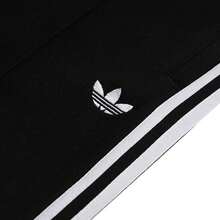 Adidas New Clover Women's Loose Straight-Leg Wide-Leg Knit Pants - Black and White - View 6