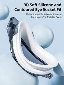 Swim Goggles Anti Fog Waterproof HD Lens Professional Training Men Women Pool Beach - Multicolor - View 6