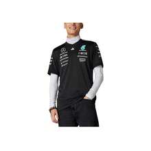 Adidas X Mercedes-Amg Petronas F1 Collaboration Team Ss25 Comfortable Versatile Soft Short Sleeve T-Shirt Black Tops Men - 彩色 - 查看 2