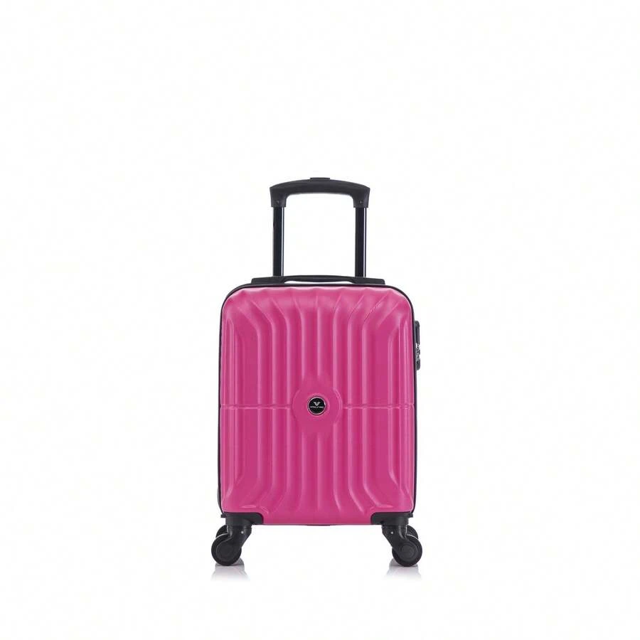 20" ABS Hardside Carry-On Spinner Luggage With TSA Lock, Travel Suitcase With Spinner Wheels And Retractable Handle For Cabin - Rusty Rose - View 1