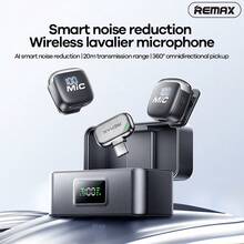 REMAX K27 Clip-On Wireless Microphone, Intelligent Noise Reduction, Long Battery Life, Suitable For Video Shooting, Live Streaming, Interviews, Recording, 1-To-2 - View 7