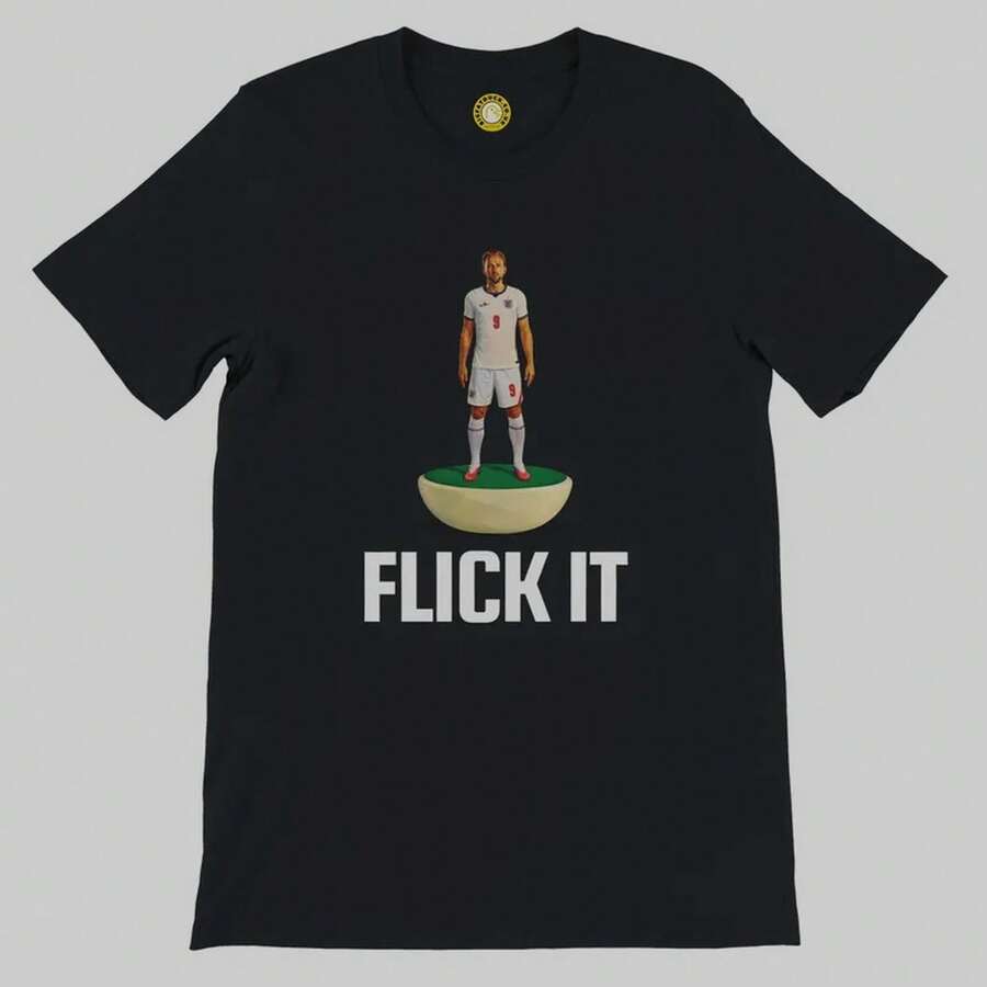 Harry Kane: Camiseta FLICK IT - Negro - Ver 1