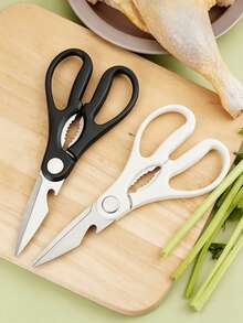 Multi-Layer Stainless Steel Chive Cutter, Portable Multi-Blade Kitchen Herb Scissors, Quickly Chop Chives And Parsley, Suitable For Christmas, Kitchen Use, Kitchen Accessories, Kitchen Scissors, Home Decor, Kitchen Decor, Knife Set, Halloween - Multiple Styles - View 9
